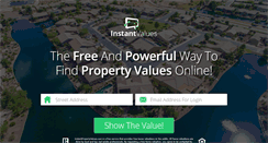 Desktop Screenshot of instantpropertyvalues.com